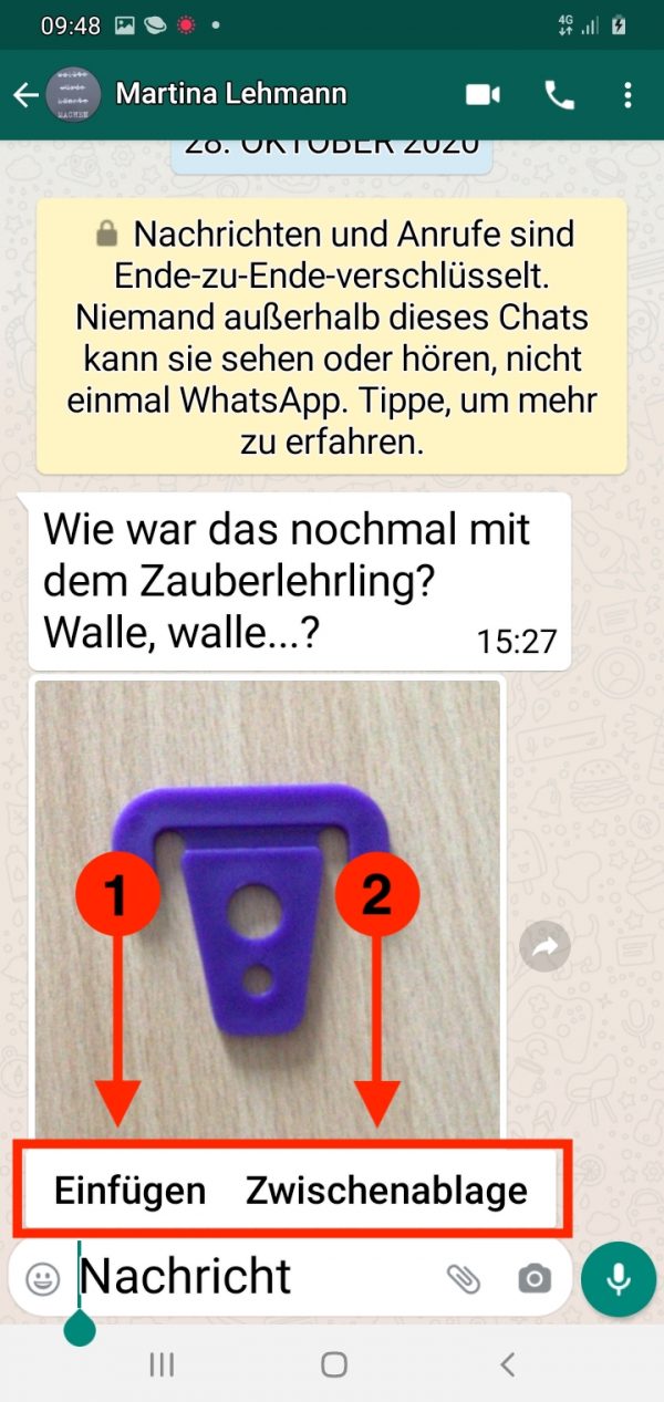 Android Kopieren und Einfügen Wisidaa